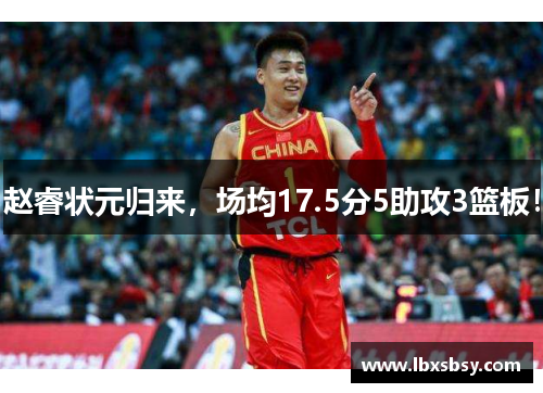 赵睿状元归来，场均17.5分5助攻3篮板！